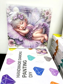 Haft Diamentowy Na Twardym Płótnie 7D Diamond Painting Mozaika Dla Dzieci