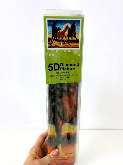(50x40) Haft Diamentowy Diamond Painting Mozaika Wyklejanie Diamencikami