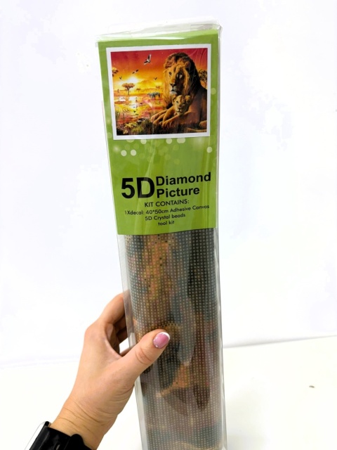 (50x40) Haft Diamentowy Diamond Painting Mozaika Wyklejanie Diamencikami