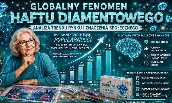 Dlaczego Haft Diamentowy jest tak popularny?