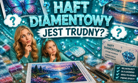 Czy haft diamentowy jest trudny? Odpowiedź może Cię zaskoczyć