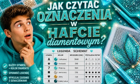 Jak czytać oznaczenia w hafcie diamentowym? Kompletny poradnik dla początkujących