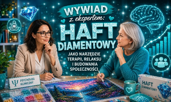 Wywiad z ekspertem: Haft diamentowy jako narzędzie terapii, relaksu i budowania społeczności