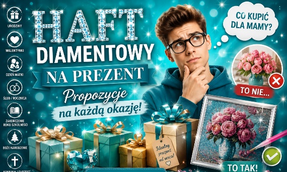 Haft diamentowy na prezent – jaki wzór wybrać na każdą okazję?