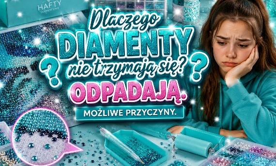 Dlaczego diamenty się nie trzymają? Dlaczego odpadają? Najczęstsze przyczyny