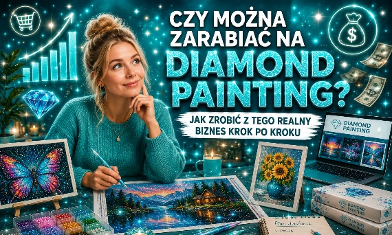 Czy można zarabiać na diamond painting? Jak zrobić z tego realny biznes krok po kroku PORADNIK 2026