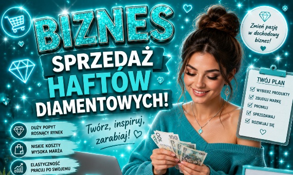 Jak zarabiać na hafcie diamentowym – konkretny poradnik od A do Z 💎[PORADNIK 2026]